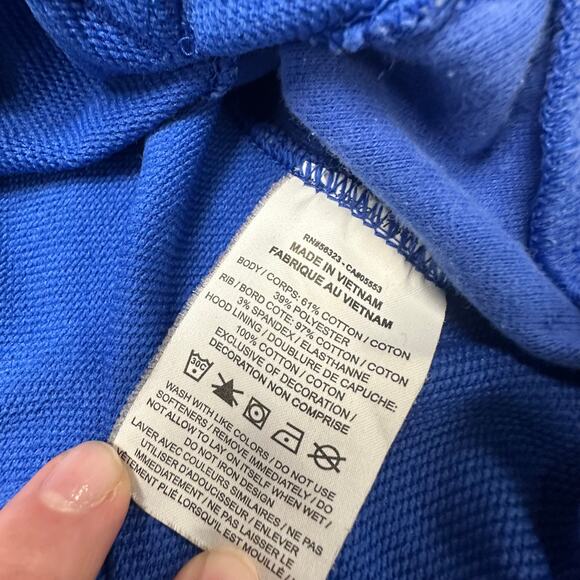 Nike Standard Issue Splatter Hoodie Royal Blue Mens S Pullover Sweatshirt Hoodie - Picture 9 of 9